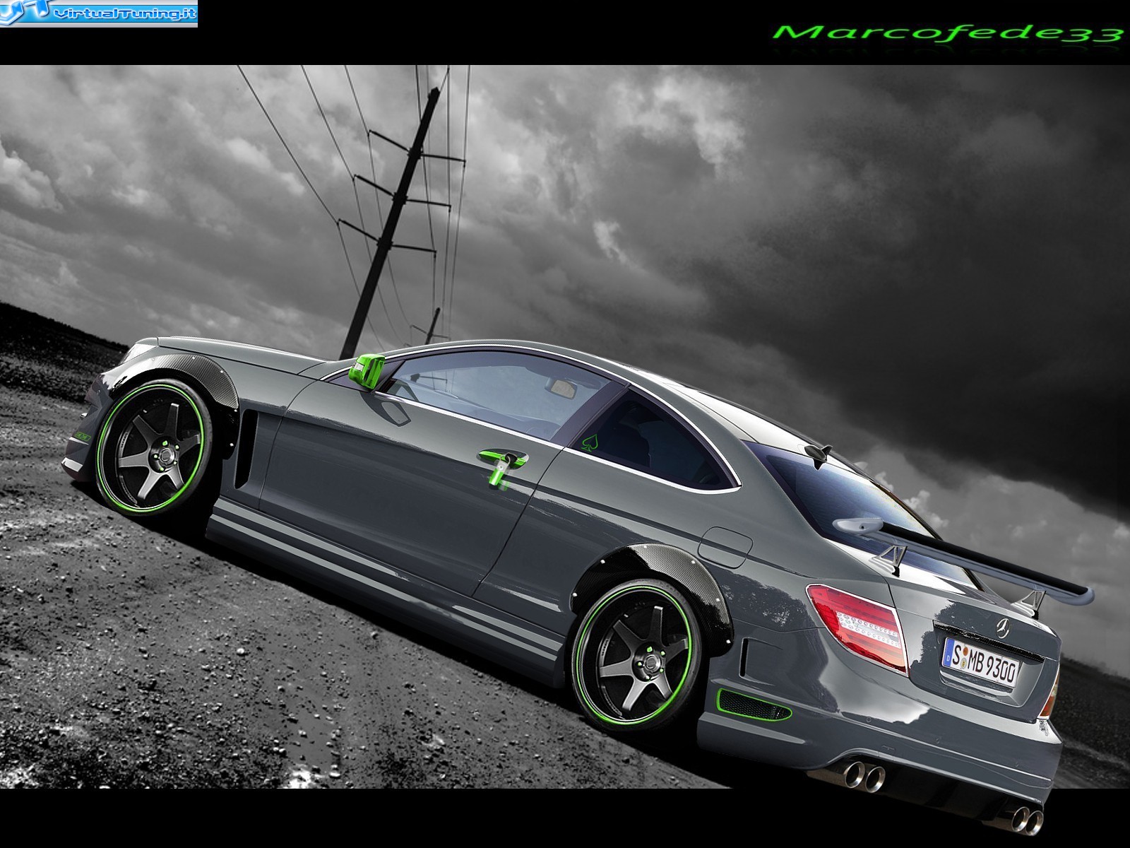 VirtualTuning MERCEDES C coupè by marcofede33