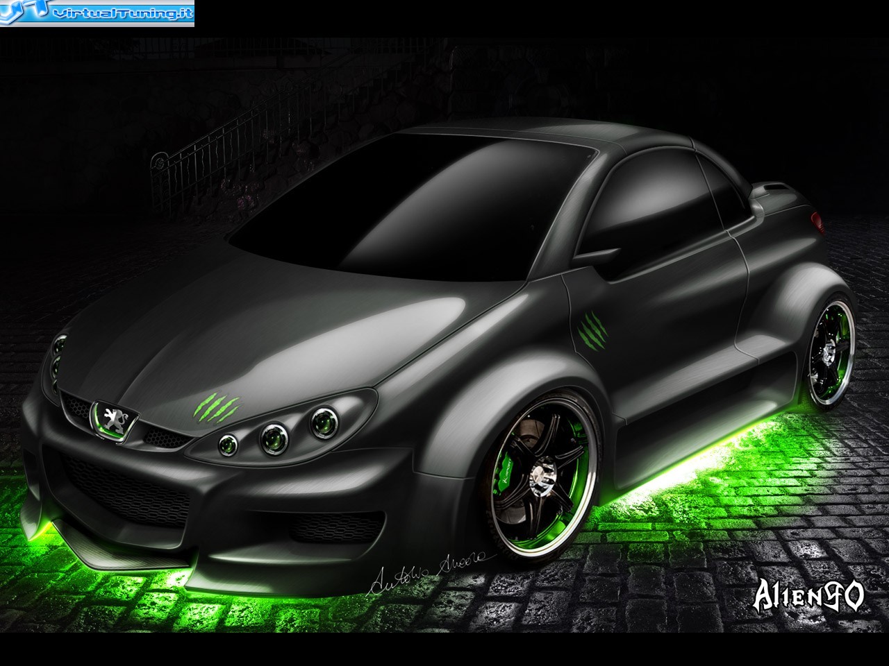 VirtualTuning PEUGEOT 206cc by Alien90