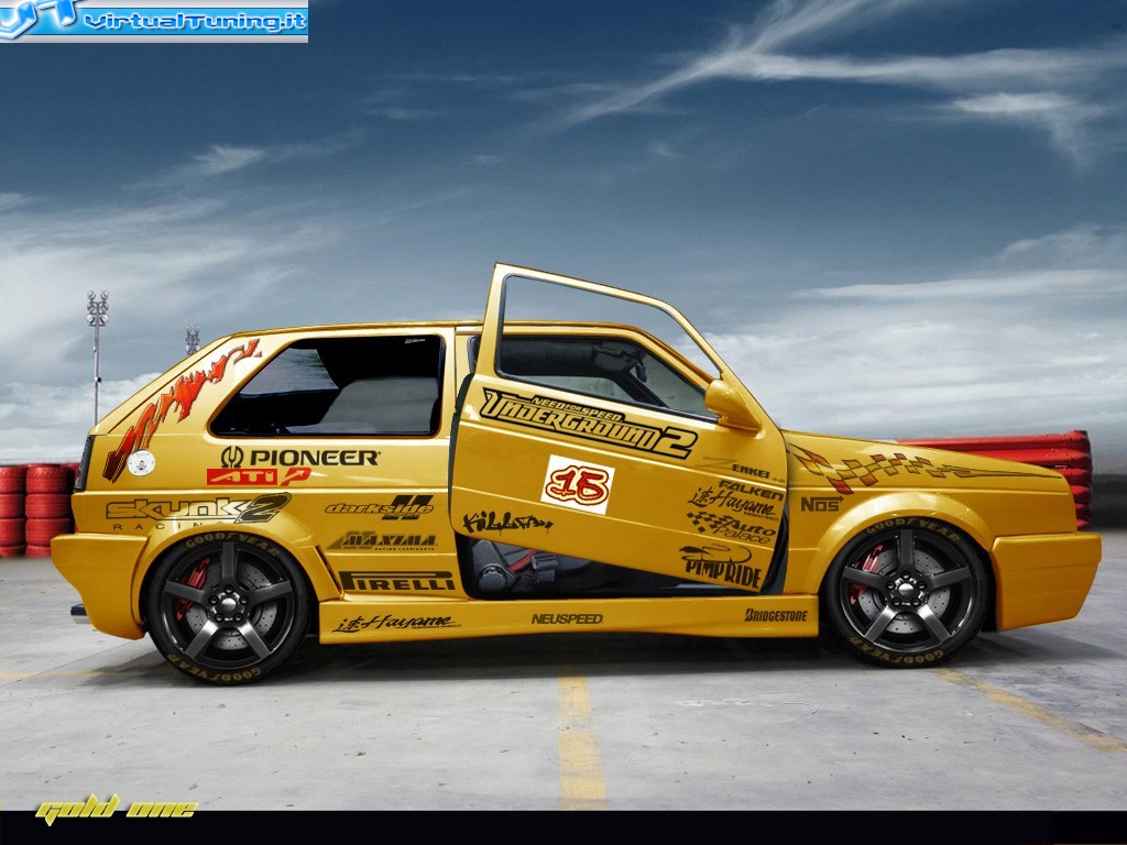 VirtualTuning VOLKSWAGEN GOLF 2 GOLD by 