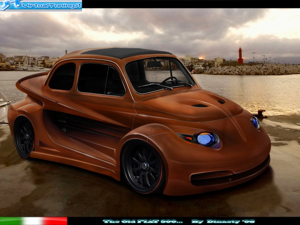 VirtualTuning FIAT 500 by Dinasty