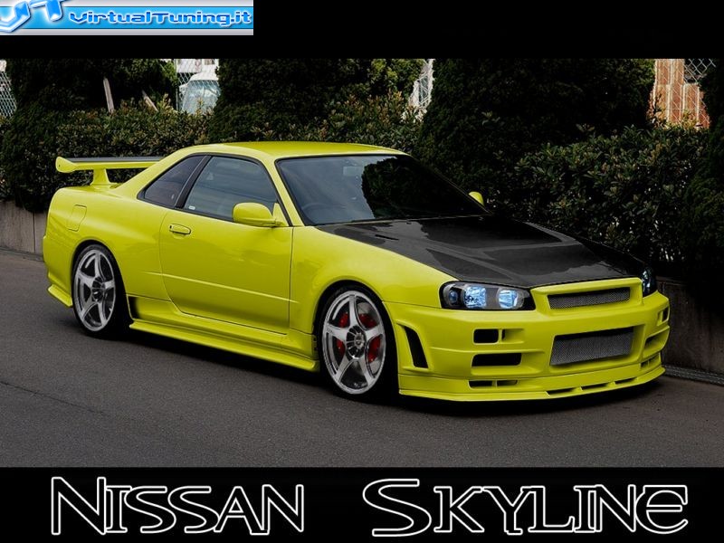 VirtualTuning NISSAN Skyline GT-R34 by 