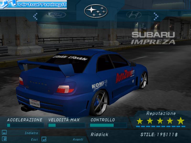 Games Car: SUBARU Impreza by Riddick1