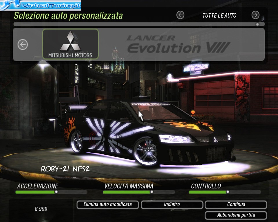 Games Car: MITSUBISHI Lancer Evo VIII by roby-21