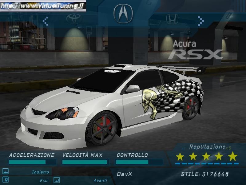 Games Car: ACURA Rsx by DavX