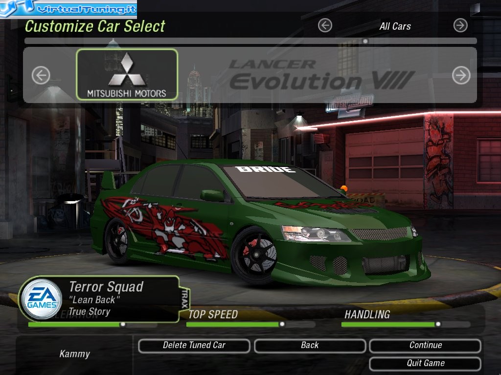 Games Car: MITSUBISHI Lancer Evo VIII by Yani Ice
