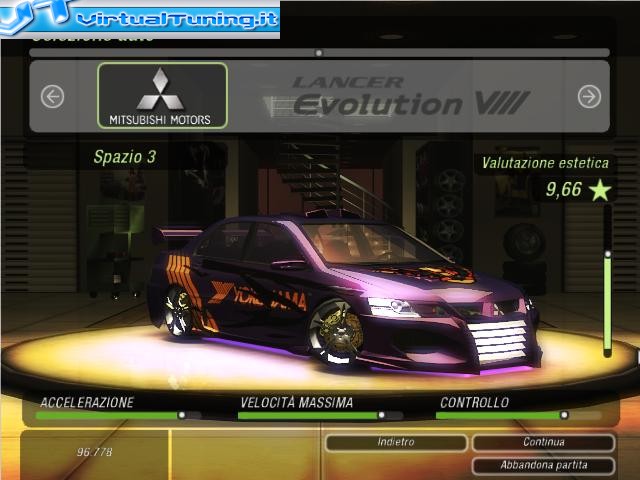 Games Car: MITSUBISHI Lancer Evo VIII by -iacopo94-
