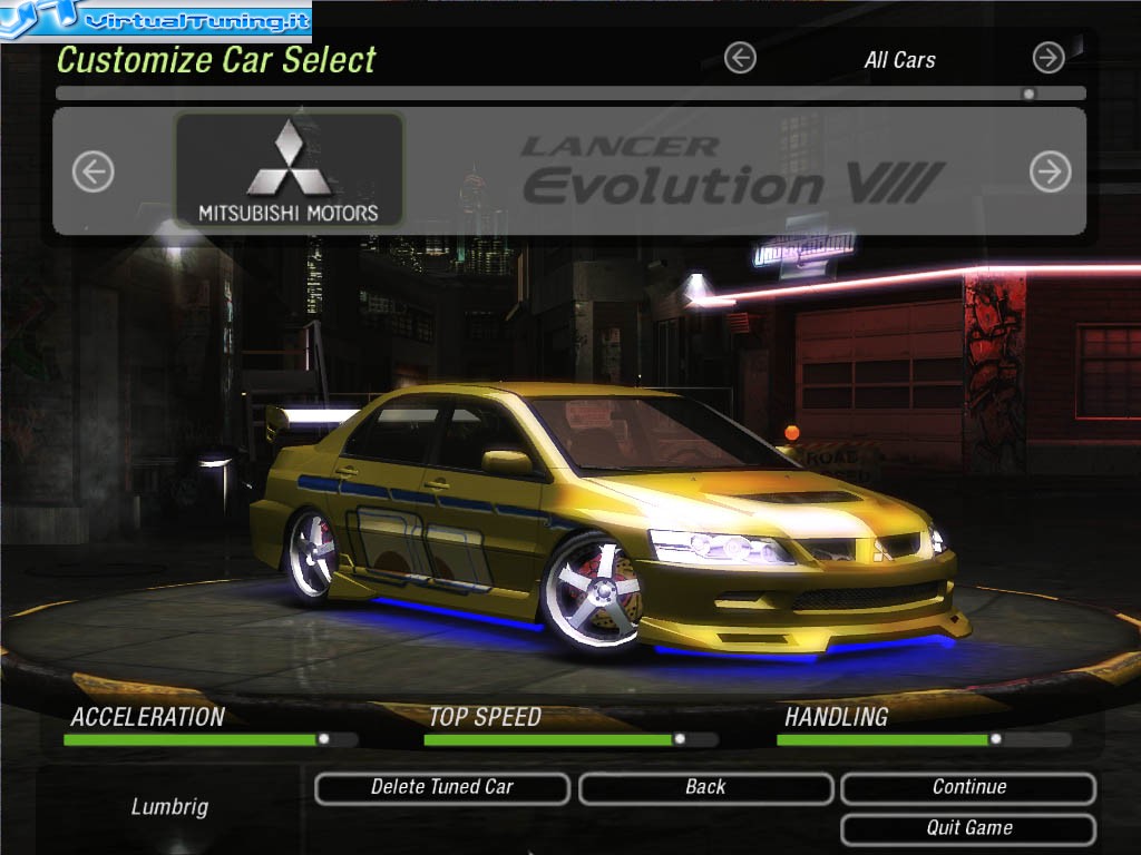 Games Car: MITSUBISHI Lancer Evo VIII by Yani Ice