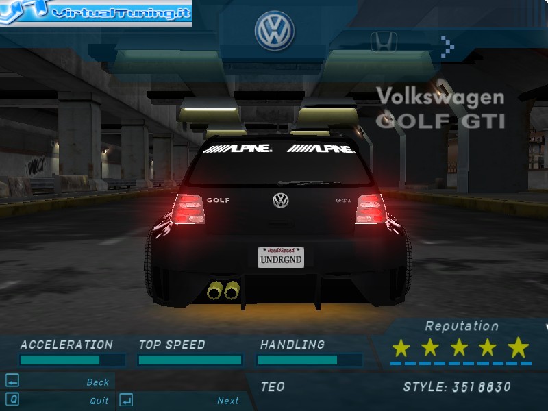 Games Car: VOLKSWAGEN Golf by titeo