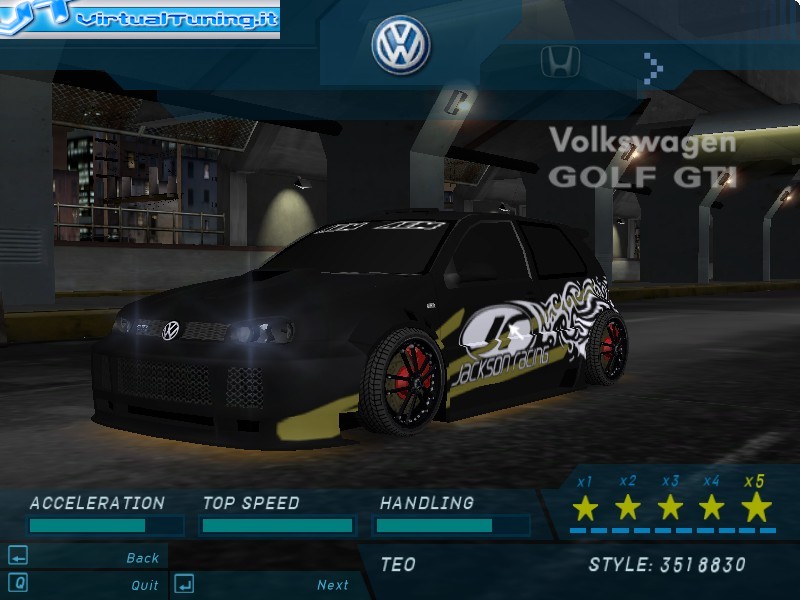Games Car: VOLKSWAGEN Golf by titeo