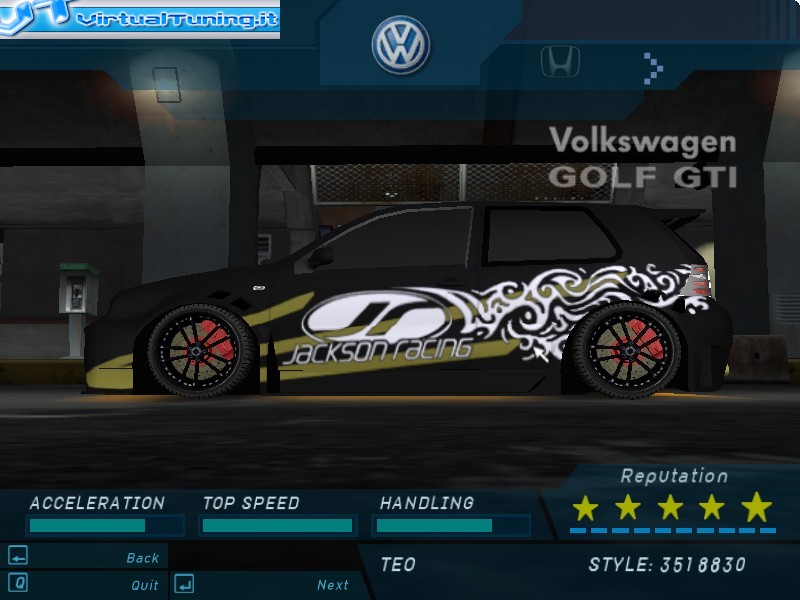 Games Car: VOLKSWAGEN Golf by titeo