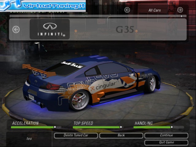 Games Car: INFINITI G35 by titeo