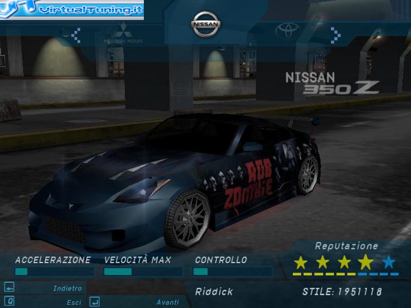 Games Car: NISSAN 350Z by Riddick1