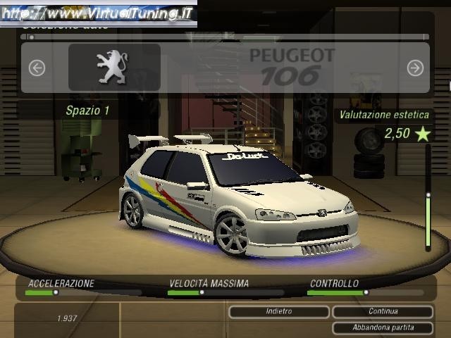 Games Car: PEUGEOT 106 by Outatime Design