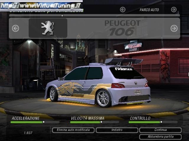Games Car: PEUGEOT 106 by Outatime Design