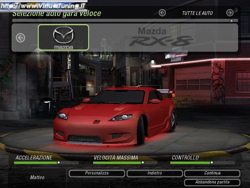 Games Car: MAZDA Rx-8 by t3o7