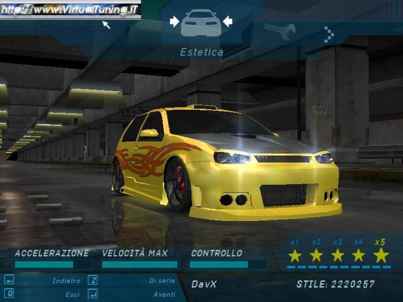 Games Car: VOLKSWAGEN Golf by DavX