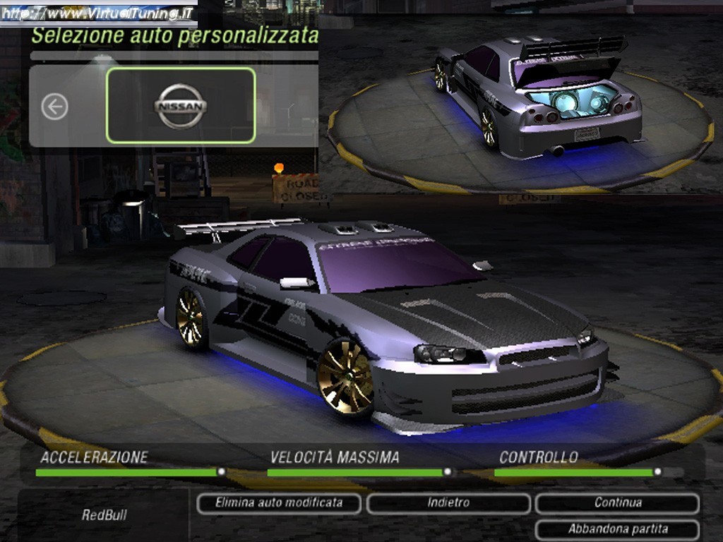 Games Car: NISSAN Skyline by Red Bull 509