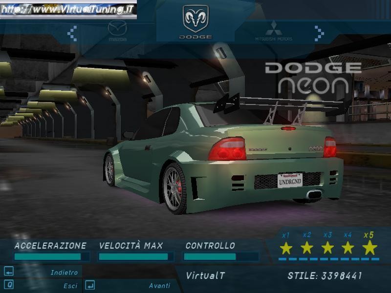 Games Car: DODGE Neon by DavX