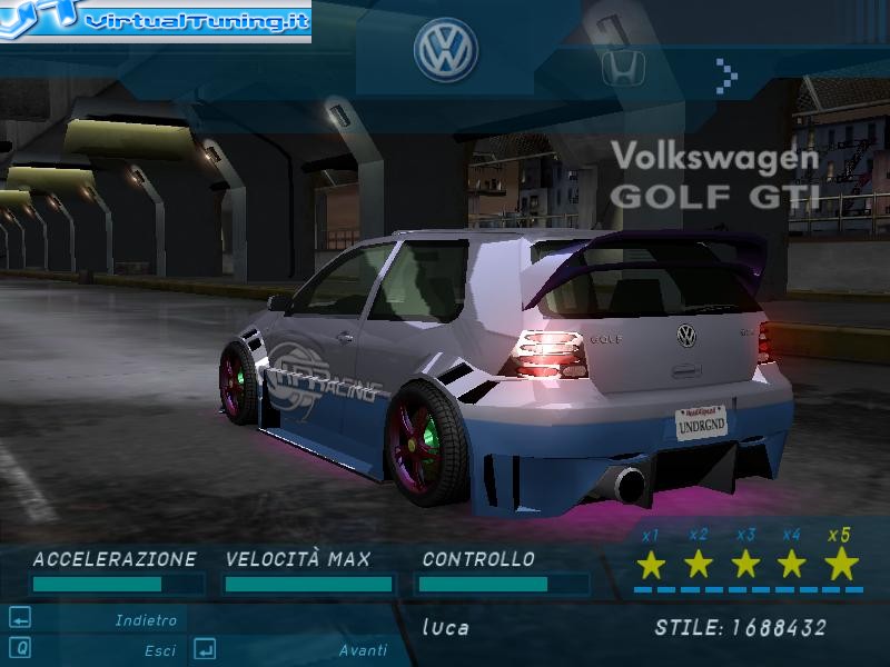 Games Car: VOLKSWAGEN Golf by berta