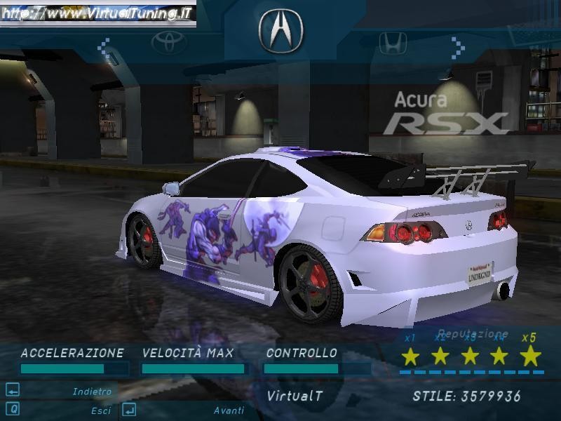 Games Car: ACURA Rsx by DavX