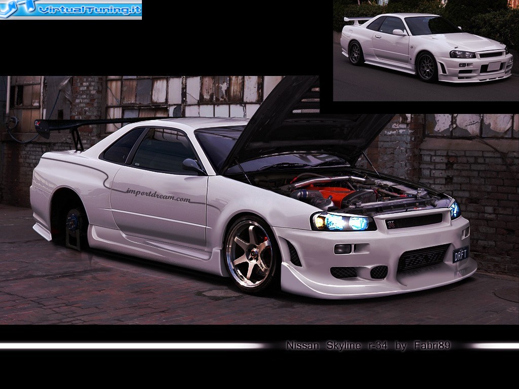 VirtualTuning NISSAN Skyline R34 GTR by 