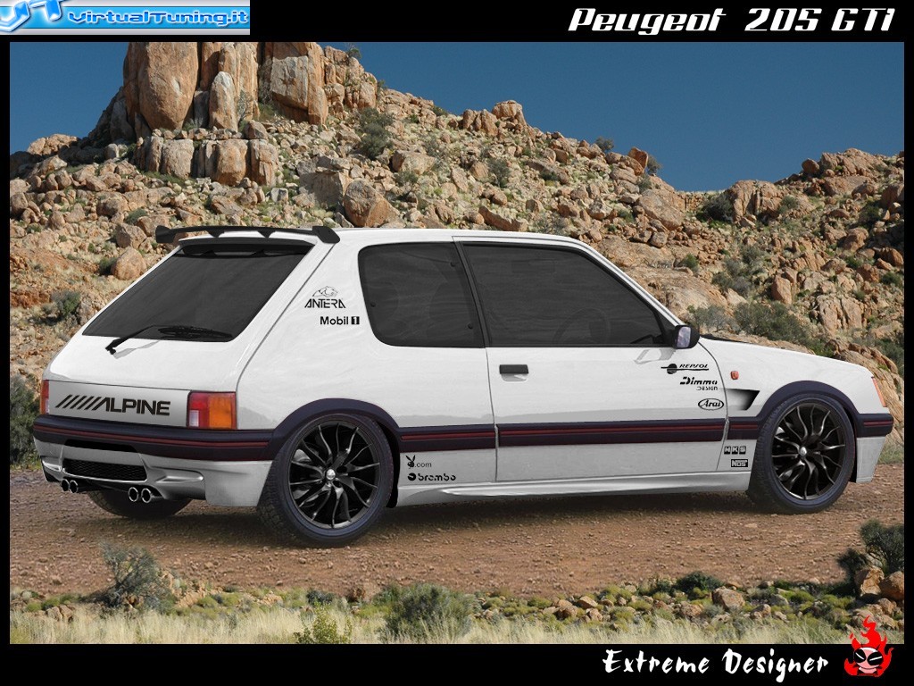 VirtualTuning PEUGEOT 205 GTi by Extreme Designer