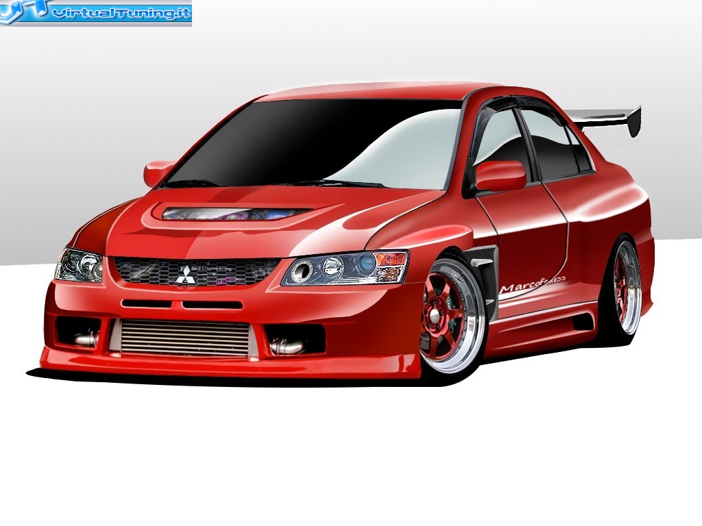 VirtualTuning MITSUBISHI lancer evo by marcofede33