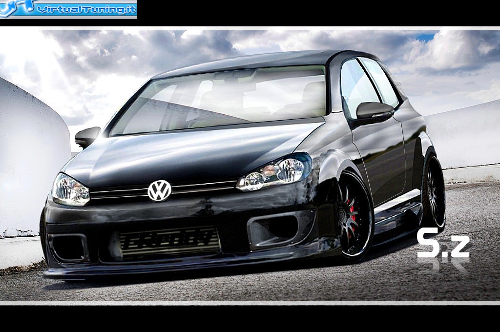 VirtualTuning VOLKSWAGEN Black golf by Senza zukkero