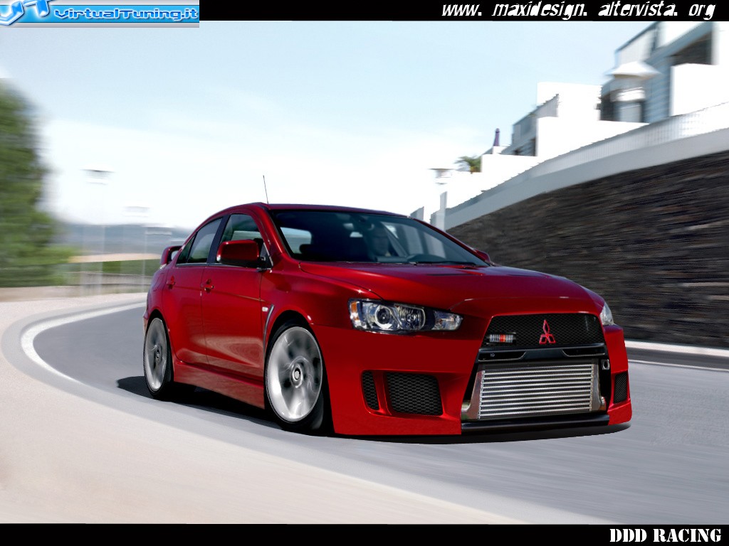 VirtualTuning MITSUBISHI lancer evo 10 by ddd racing