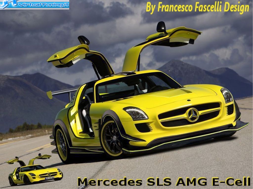 VirtualTuning MERCEDES SLS  E-Cell by francescof91