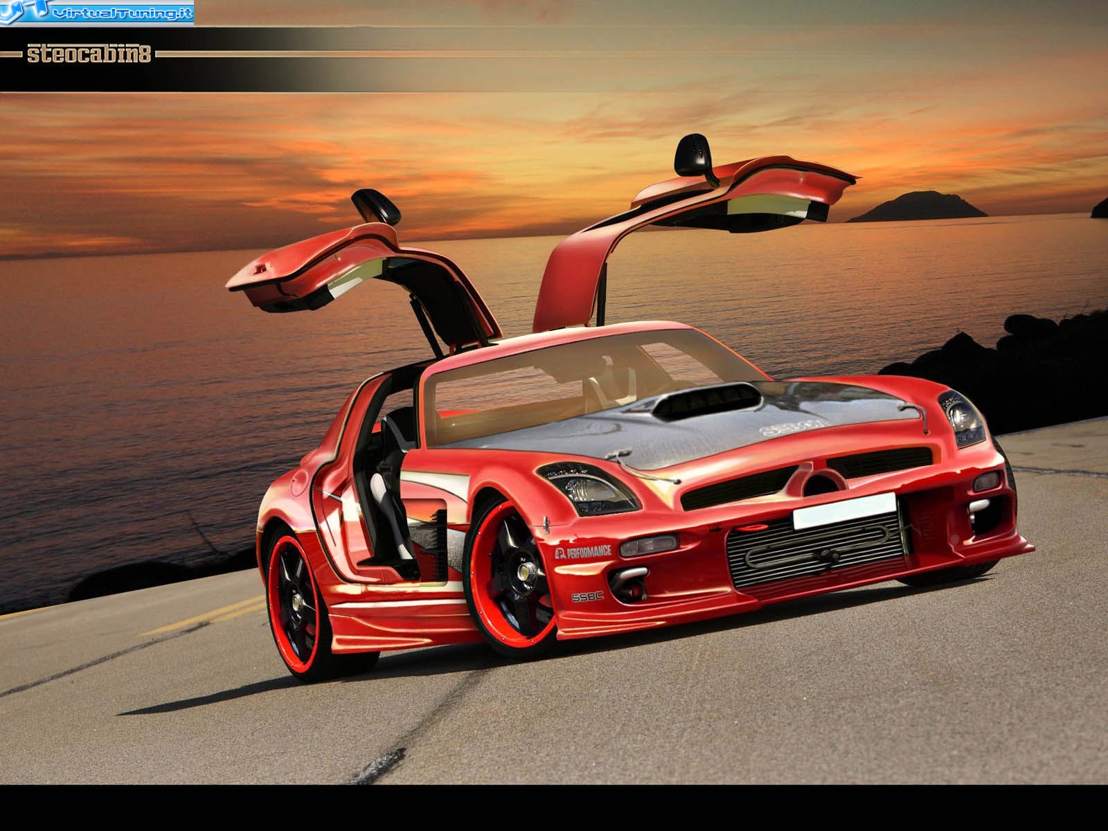 VirtualTuning MERCEDES SLS AMG E-Cell by steocabin8