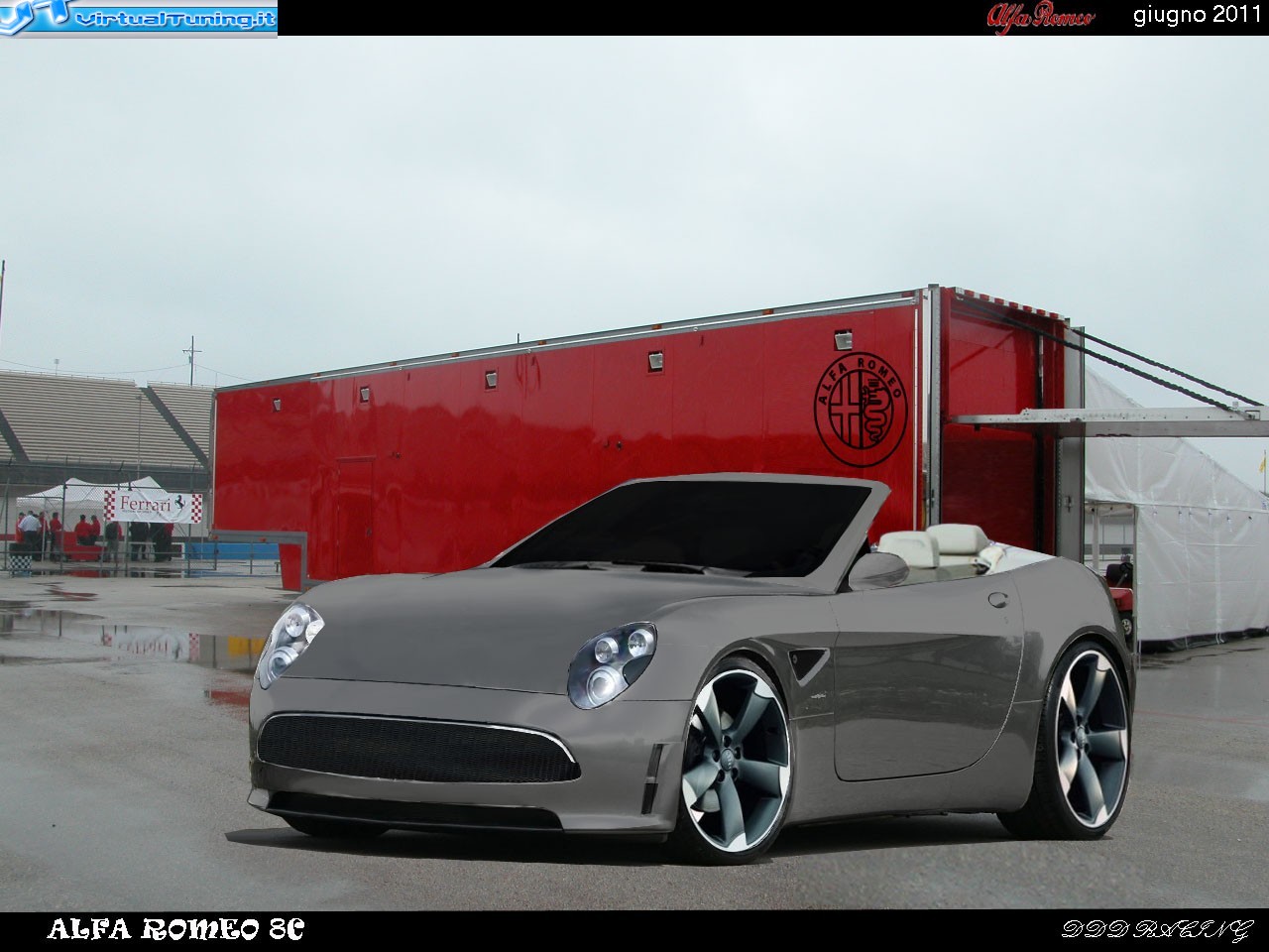 VirtualTuning ALFA ROMEO 8c spider by ddd racing