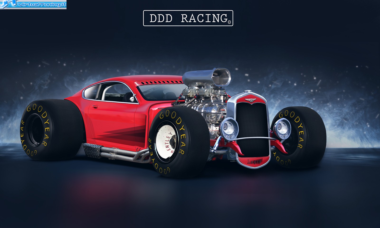 VirtualTuning BENTLEY Continental Hot Rod by ddd racing