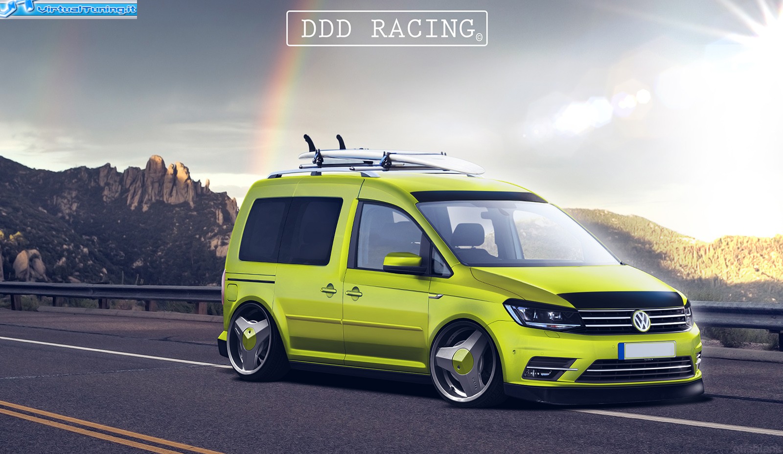 VirtualTuning VOLKSWAGEN Caddy low van by ddd racing